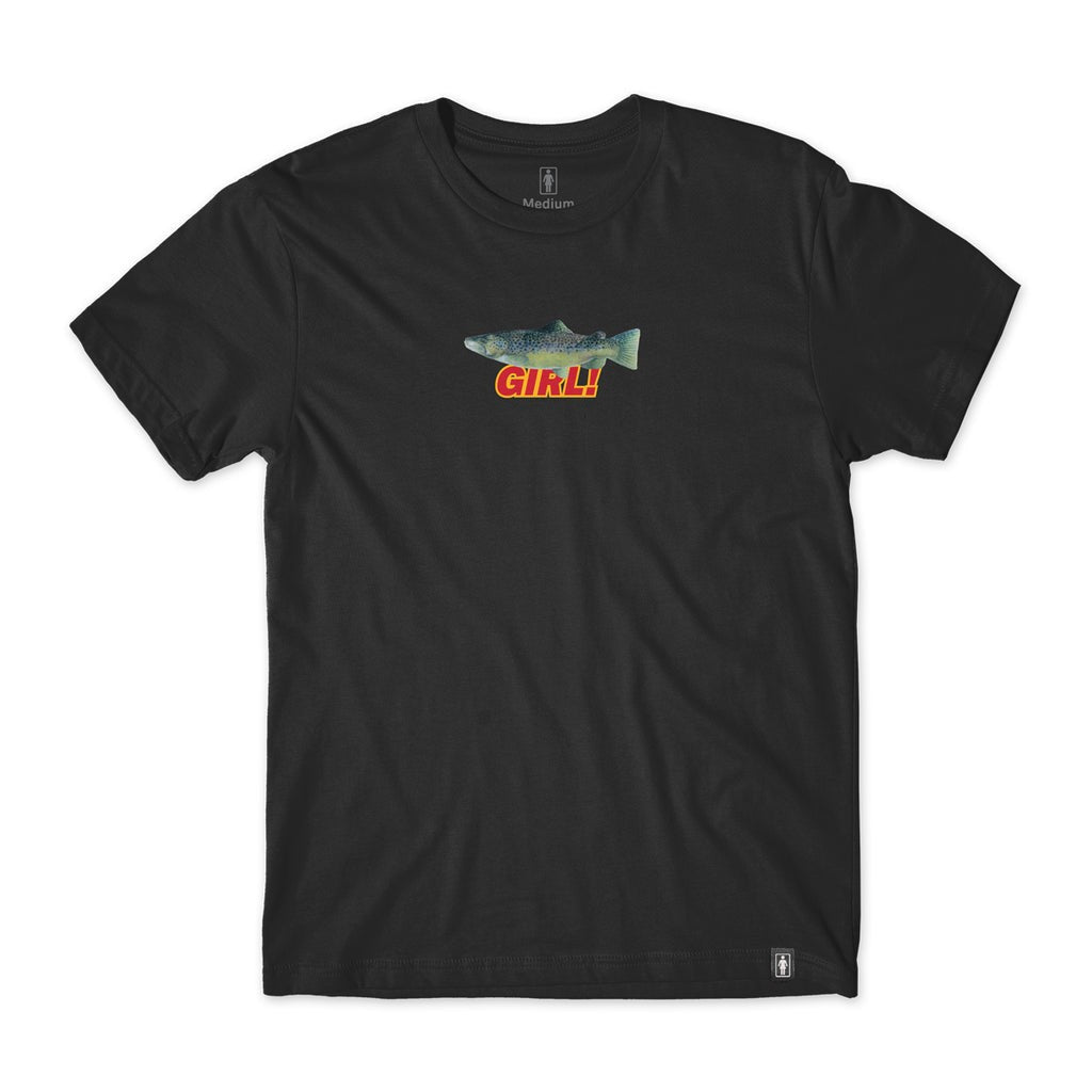 Camiseta Girl Skateboards 90s Classic - Preta