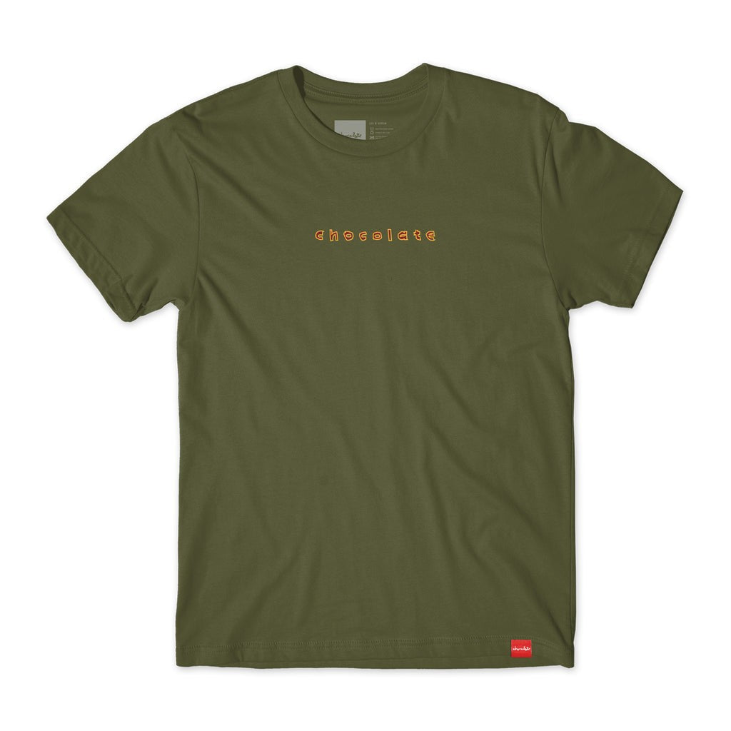 Camiseta Chocolate Skateboards Comic - Verde / Laranja