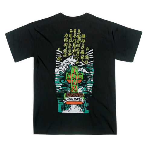 Camiseta Dogtown Aaron Murray Kanji 80s - Preta