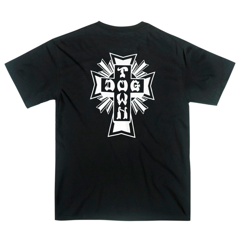 Camiseta Dogtown Cross Logo - Preta / Branco