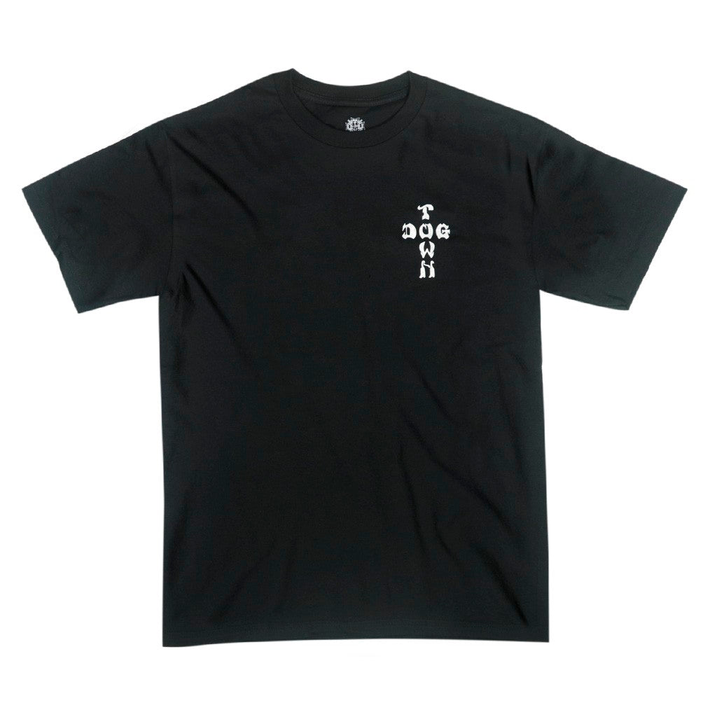 Camiseta Dogtown Cross Logo - Preta / Branco