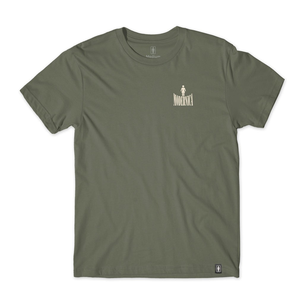 Camiseta Girl Skateboards Modernica OG - Verde