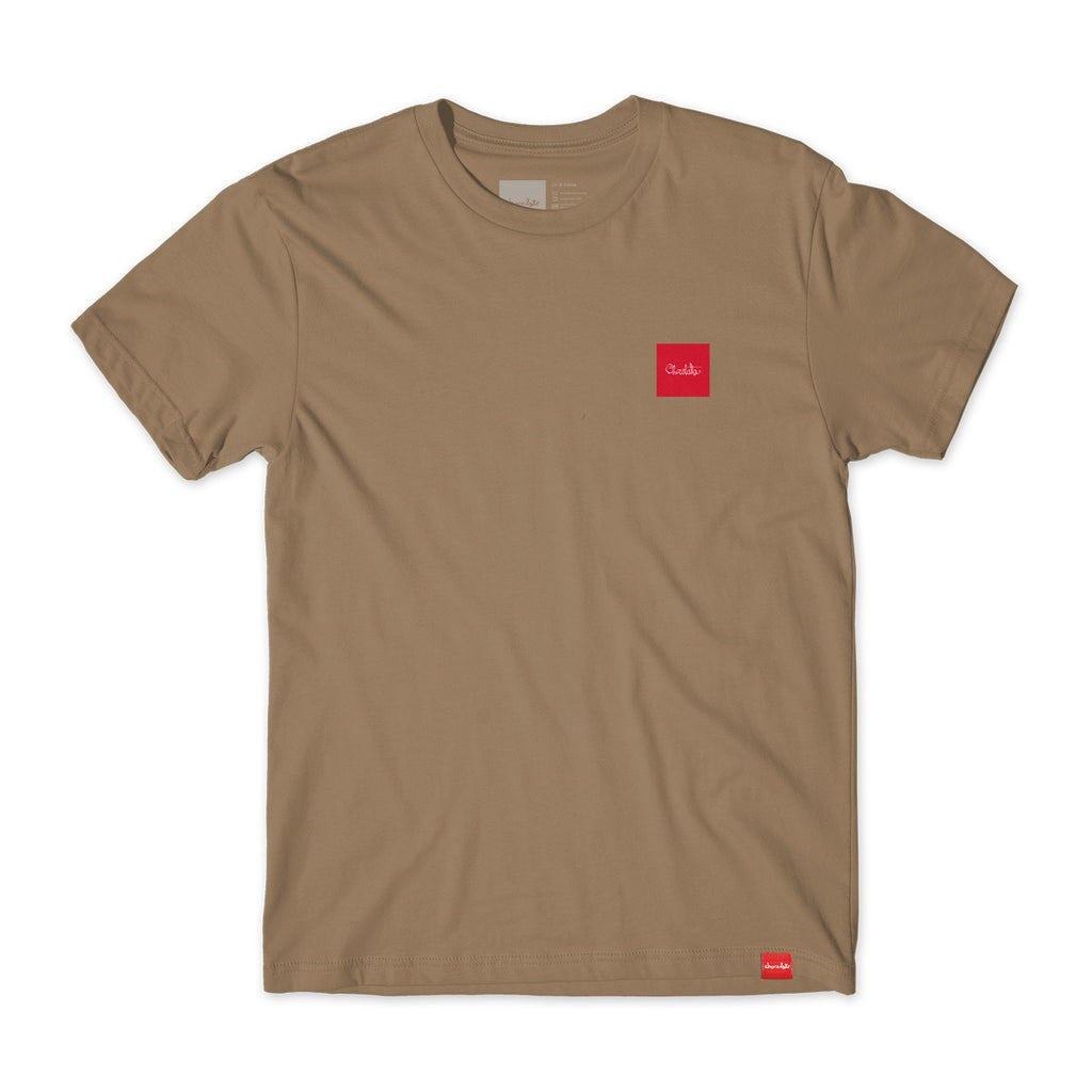 Camiseta Chocolate Skateboards Script Square - Verde