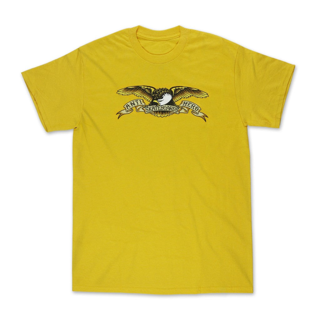Camiseta Anti Hero Skateboards Eagle - Amarela