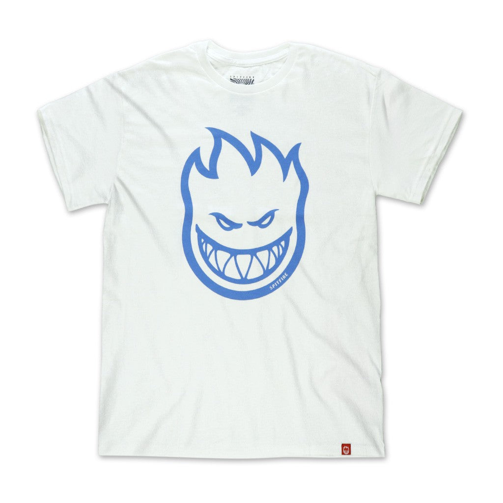 Camiseta Spitfire Wheels Bighead - Branco / Azul