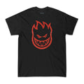 Camiseta Spitfire Wheels Bighead - Preto / Vermelho