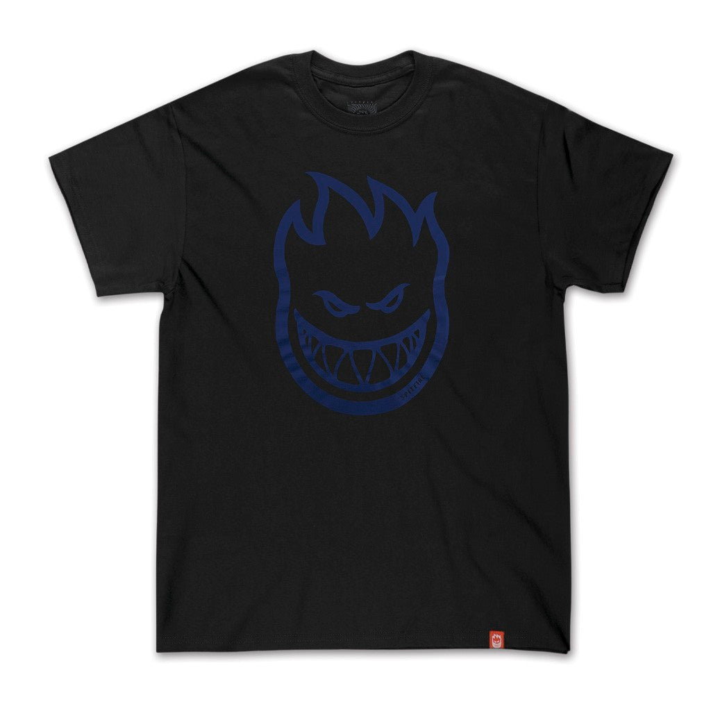 Camiseta Spitfire Wheels Bighead - Preto / Marinho