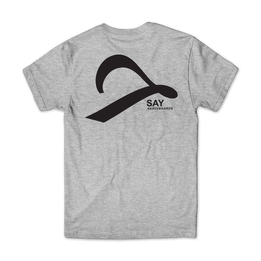 Camiseta Say Skateboards Traditional Changed - Cinza / Laranja / Preto
