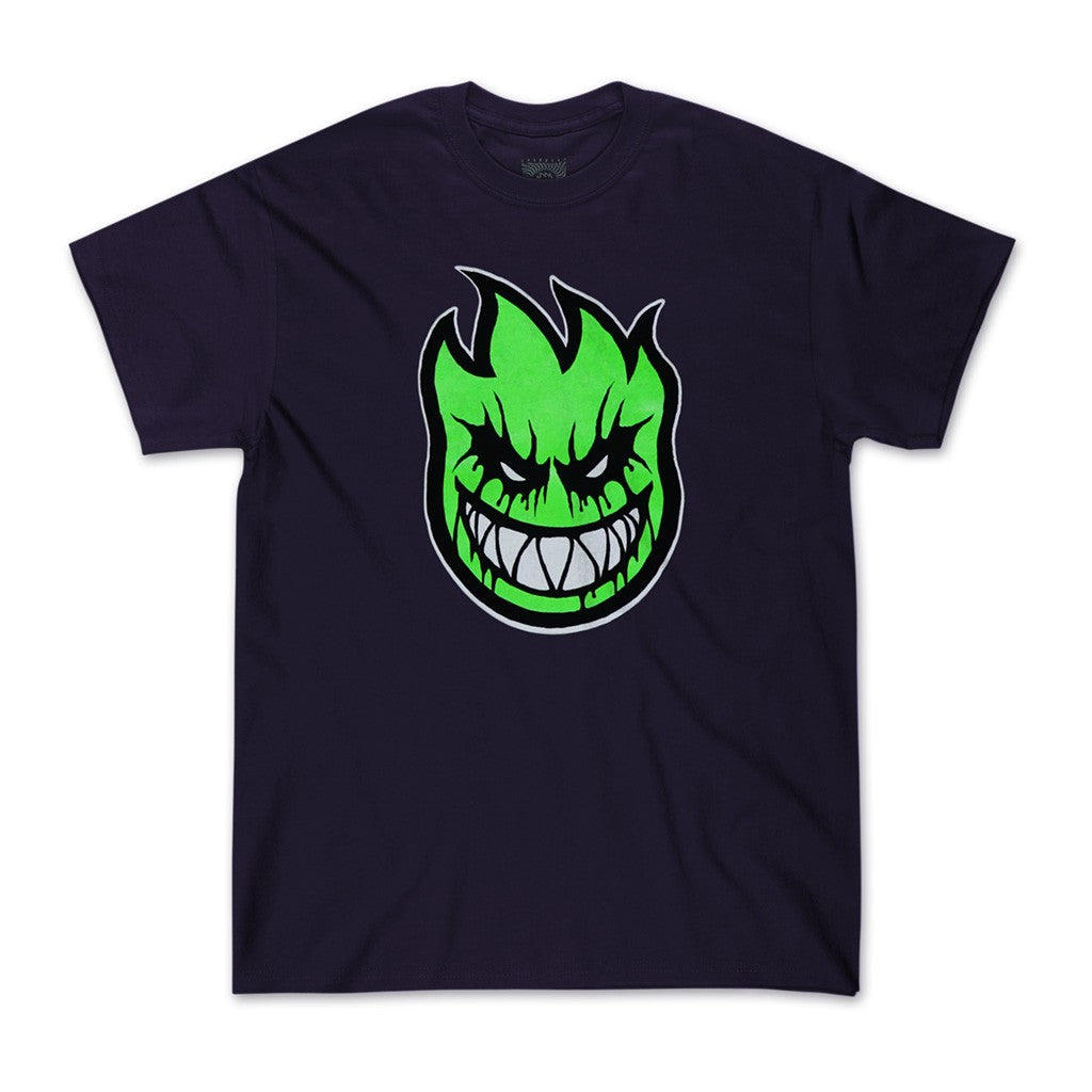 Camiseta Spitfire Wheels Deathmask - Marinho / Verde / Preto