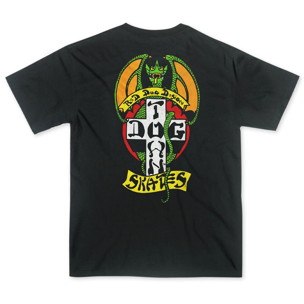 Camiseta Dogtown Red Dog OG 70s - Preto / Verde