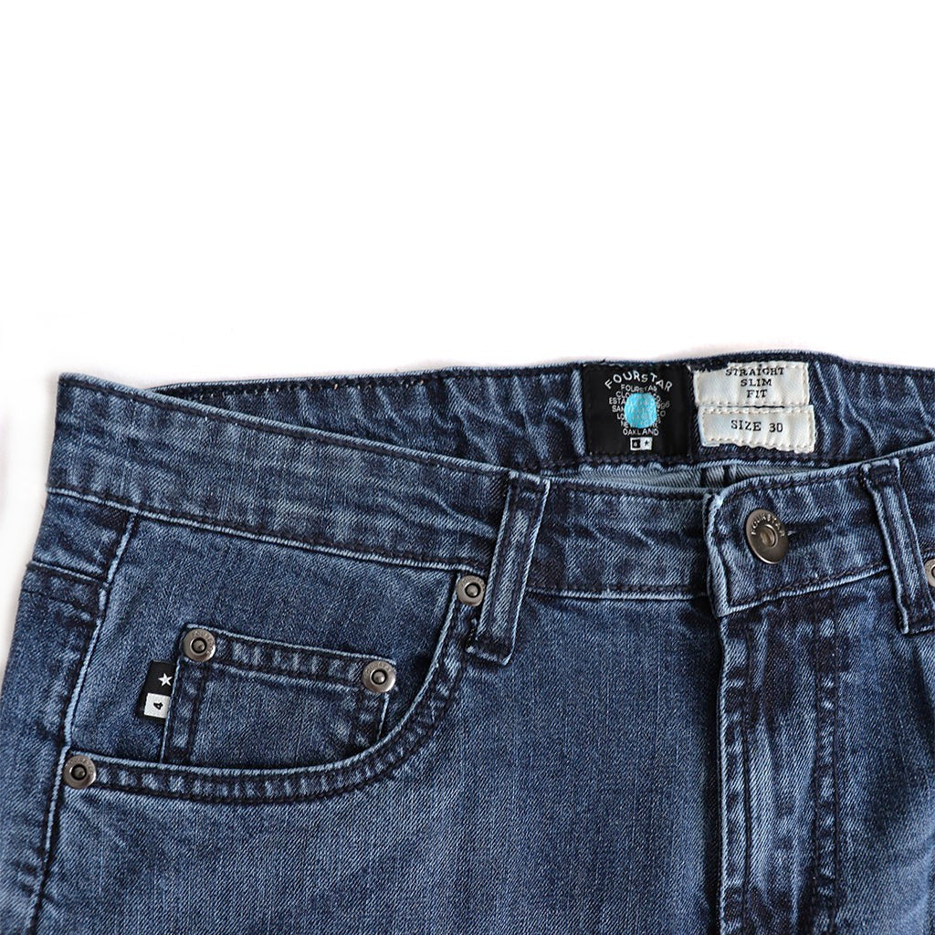 Calça jeans Fourstar Clothing Collective Jeans - SS - Indigo Distress - Indigo Distress