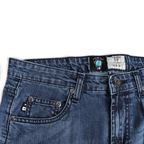 Calça jeans Fourstar Clothing Collective Jeans - SS - Indigo Distress - Indigo Distress