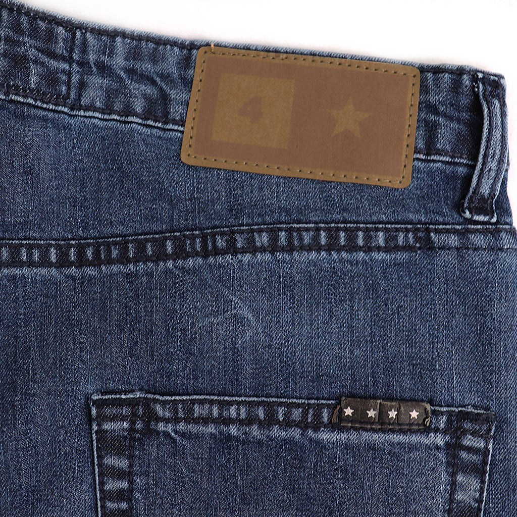 Calça jeans Fourstar Clothing Collective Jeans - SS - Indigo Distress - Indigo Distress