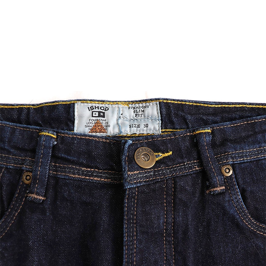 Calça jeans Fourstar Clothing Ishod Jeans - SS - Dark Indigo - Dark Indigo