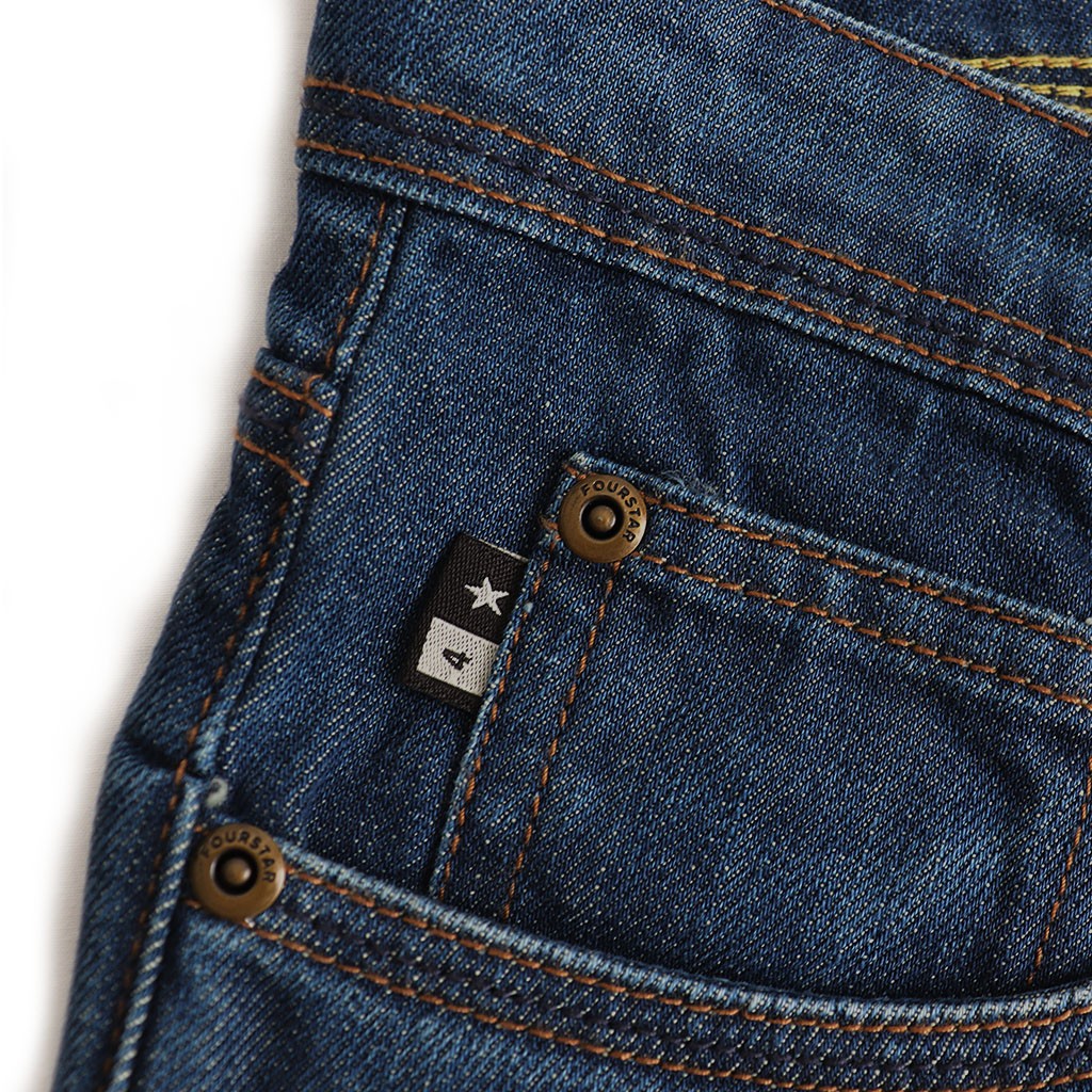 Calça jeans Fourstar Clothing Ishod Jeans - Indigo Stonewash - Indigo Stonewash