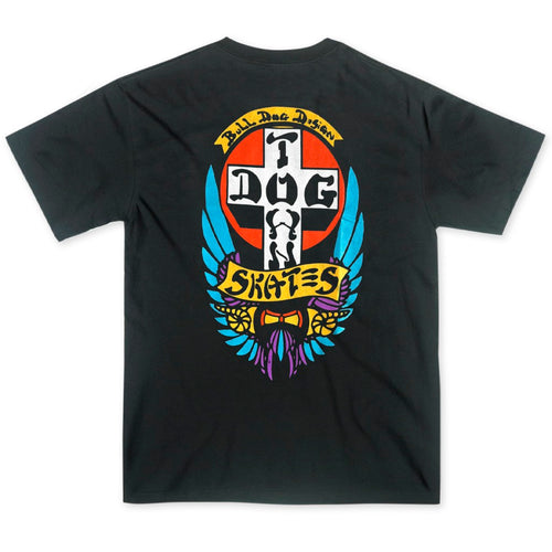 Camiseta Dogtown Bull Dog OG 70s - Preta / Branco