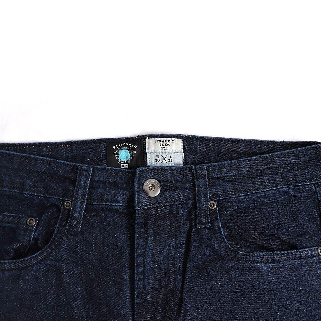 Calça jeans Fourstar Clothing Collective Jeans - SS - Indigo Rinse - Indigo Rinse