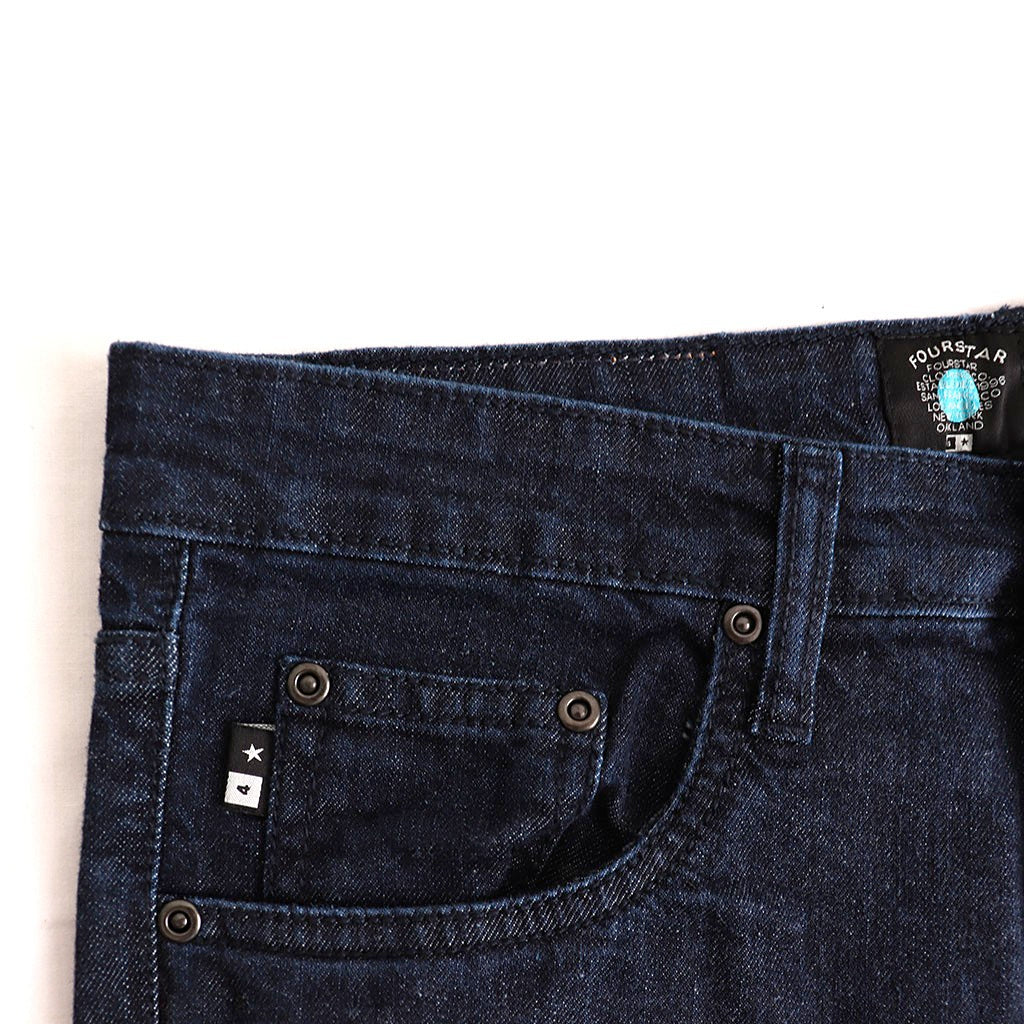 Calça jeans Fourstar Clothing Collective Jeans - SS - Indigo Rinse - Indigo Rinse