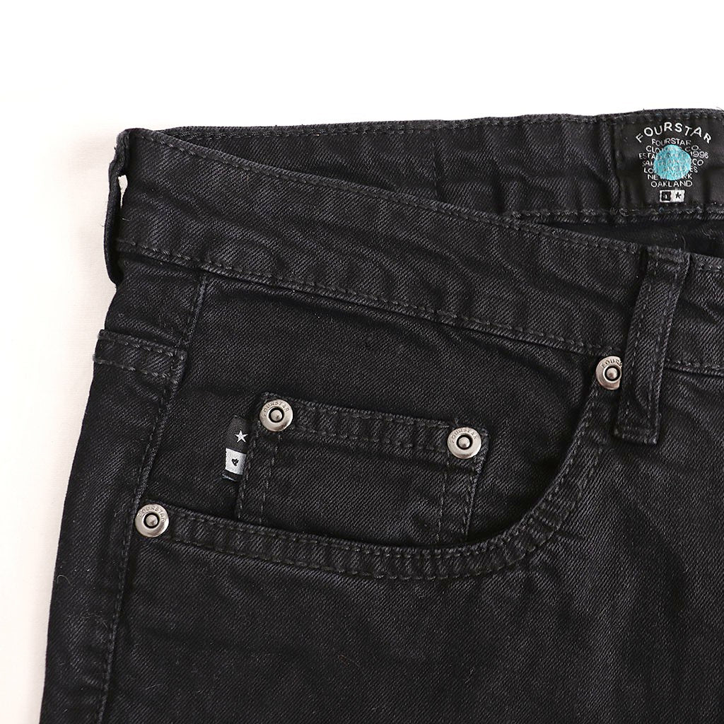Calça jeans Fourstar Clothing Collective Jeans - SS - Black Rinse - Black Rinse