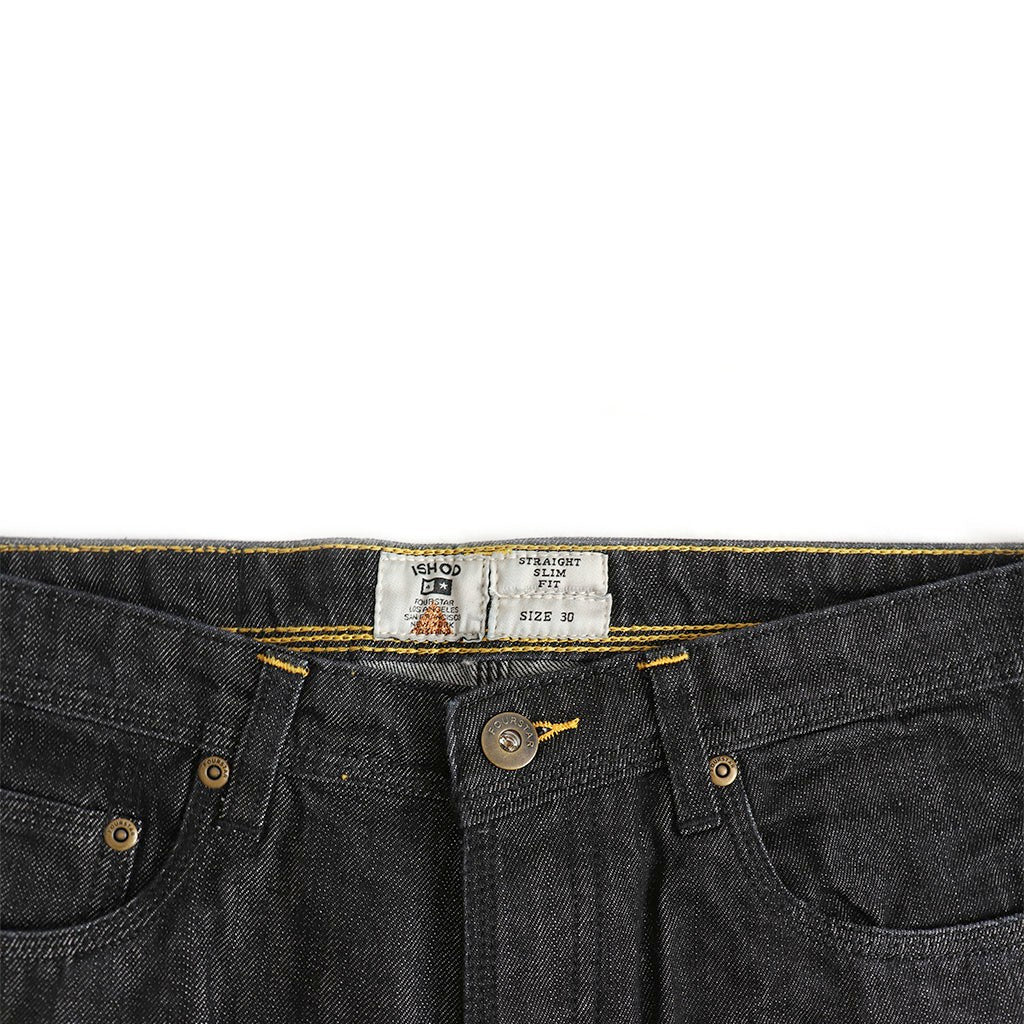 Calça jeans Fourstar Clothing Ishod Jeans - SS - Black - Black