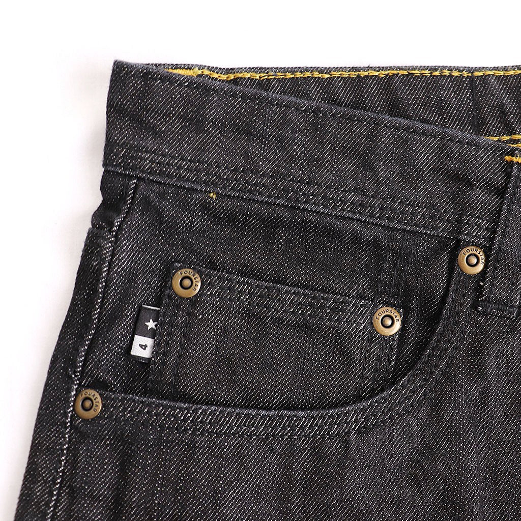 Calça jeans Fourstar Clothing Ishod Jeans - SS - Black - Black