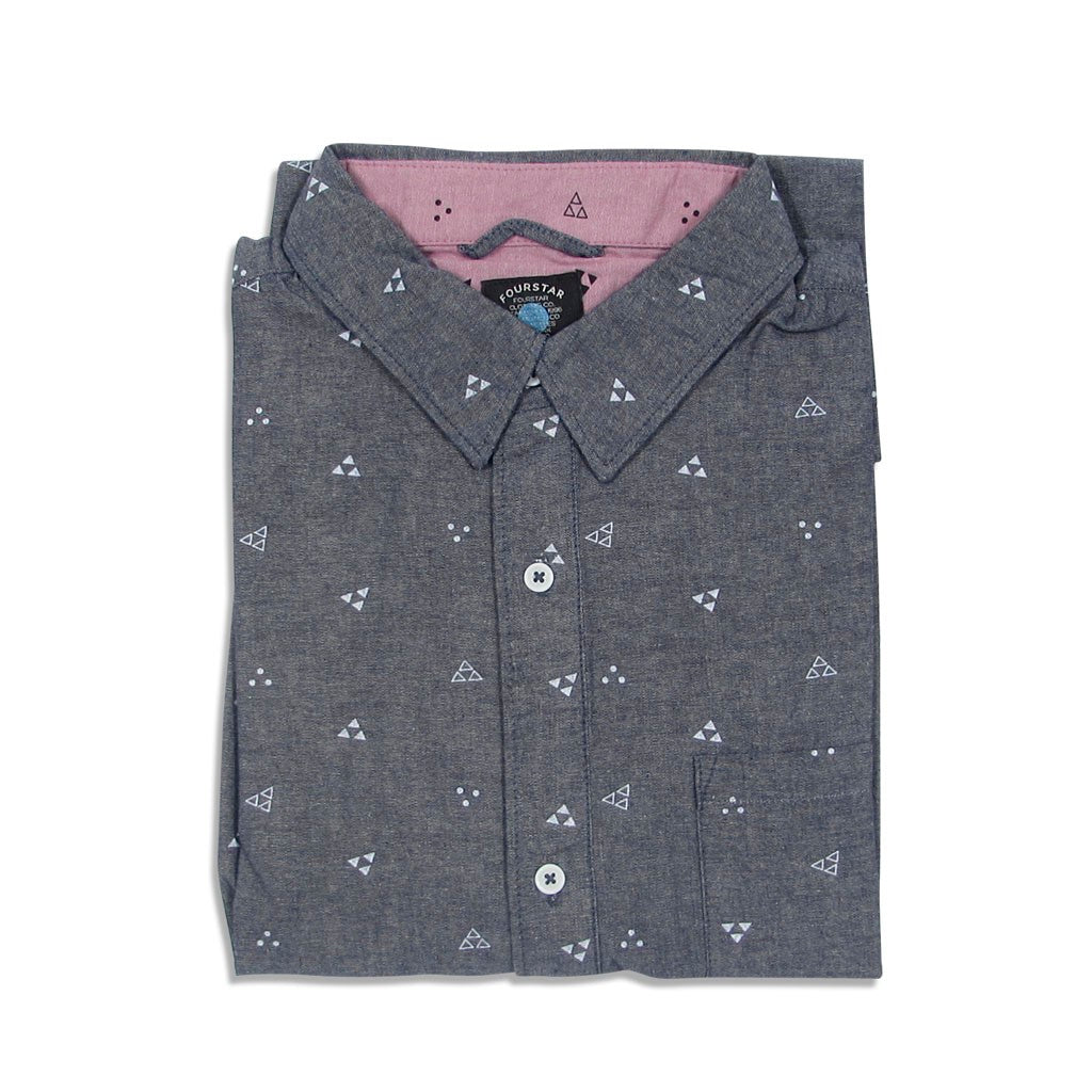 Camisa manga curta Fourstar Clothing Astro SS - Navy