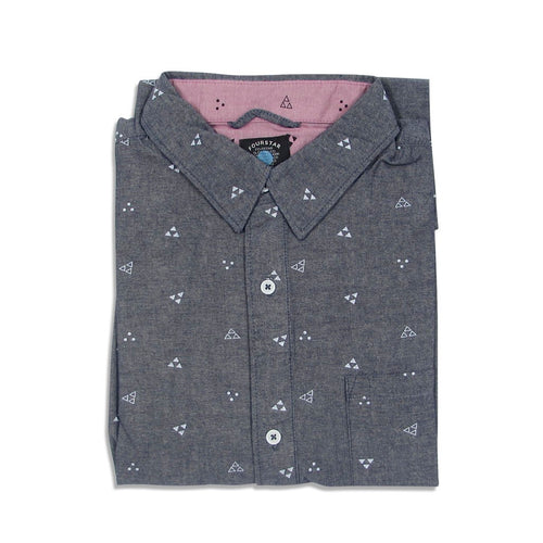 Camisa manga curta Fourstar Clothing Astro SS - Navy