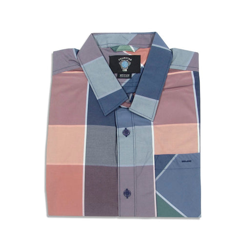 Camisa manga curta Fourstar Clothing Cathedral SS - Navy
