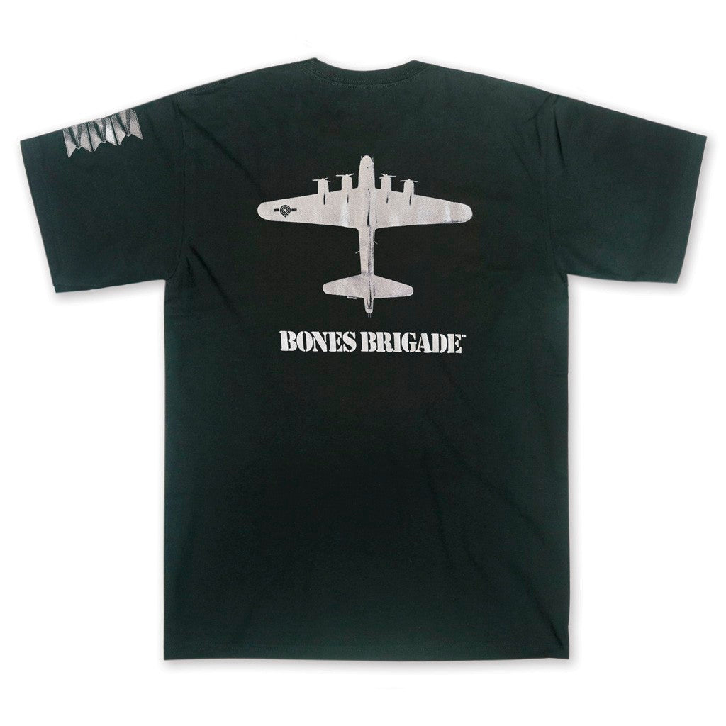 Camiseta Powell Peralta Bones Brigade Bomber - Preta / Branco