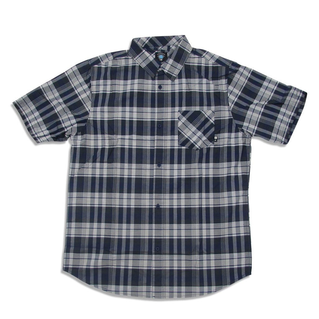 Camisa manga curta Fourstar Clothing Martin SS - Navy