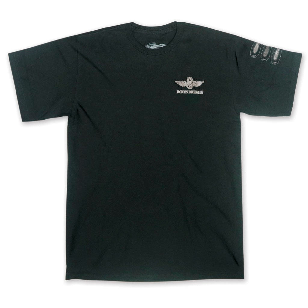 Camiseta Powell Peralta Bones Brigade Bomber - Preta / Branco