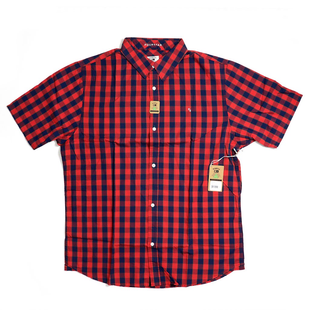 Camisa manga curta Fourstar Clothing ONeill - Vermelho / Marinho
