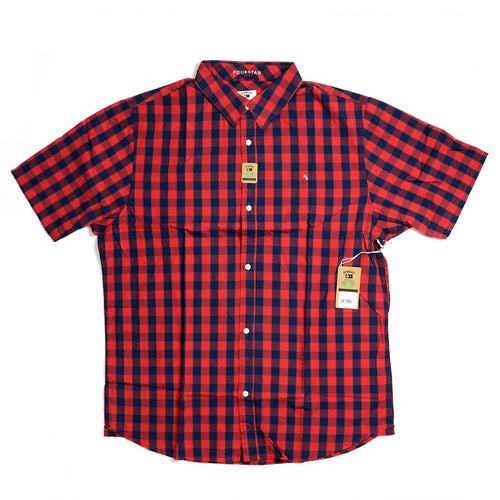 Camisa manga curta Fourstar Clothing ONeill - Vermelho / Marinho