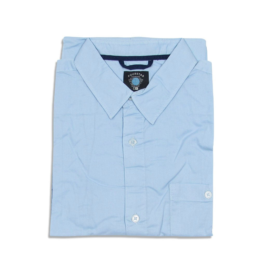 Camisa manga curta Fourstar Clothing Overdye SS - Blue Sky