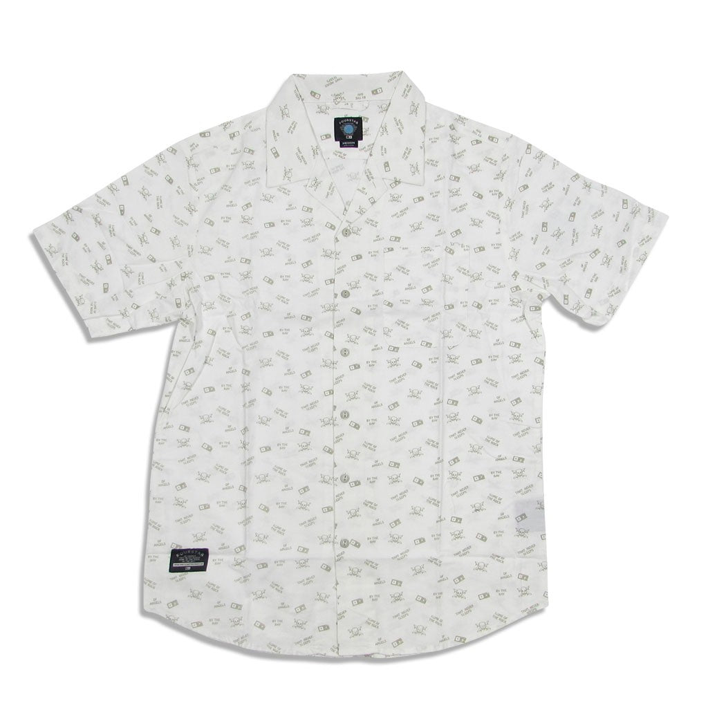 Camisa manga curta Fourstar Clothing Roadtrip SS - White