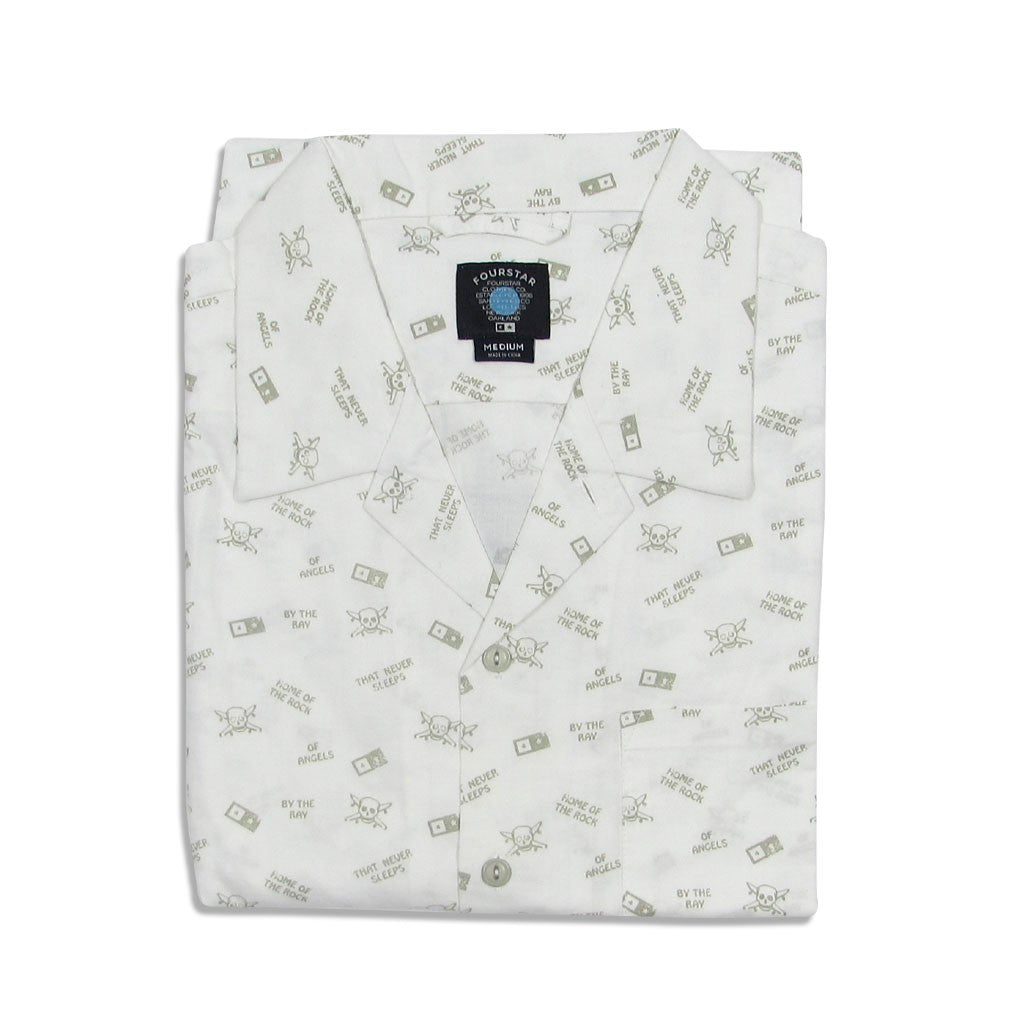 Camisa manga curta Fourstar Clothing Roadtrip SS - White