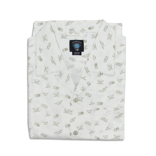 Camisa manga curta Fourstar Clothing Roadtrip SS - White