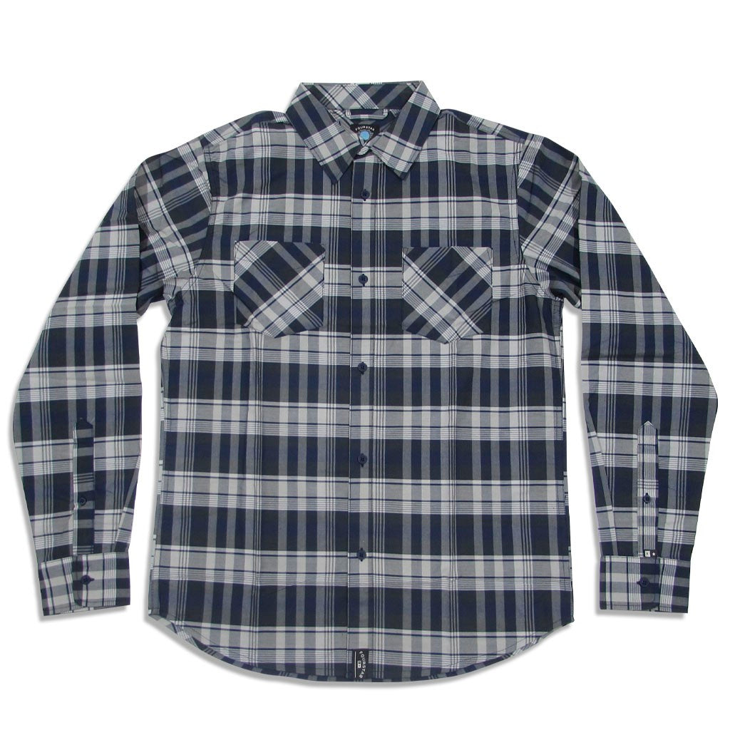 Camisa manga longa Fourstar Clothing Autumn Plaid LS - Navy