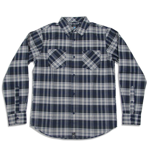 Camisa manga longa Fourstar Clothing Autumn Plaid LS - Navy