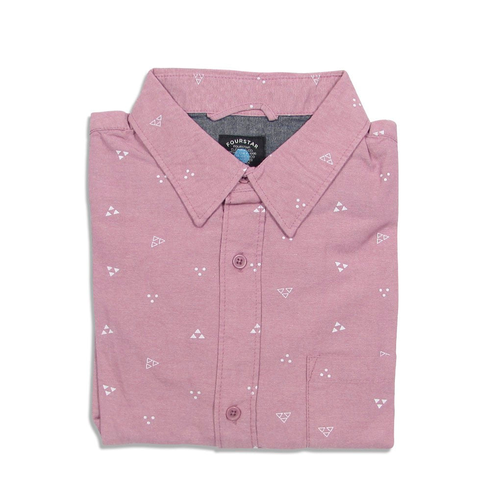 Camisa manga longa Fourstar Clothing Calico LS - Brick Dust