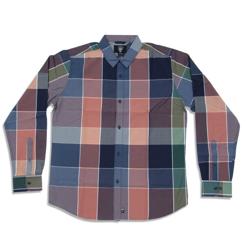 Camisa manga longa Fourstar Clothing Santuary LS - Navy