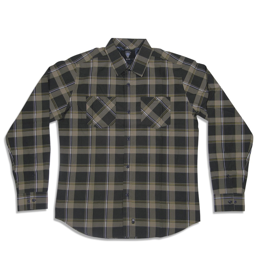 Camisa manga longa Fourstar Clothing Thurston LS - Cocoa