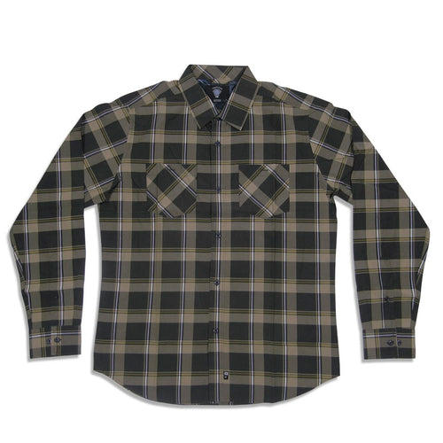 Camisa manga longa Fourstar Clothing Thurston LS - Cocoa