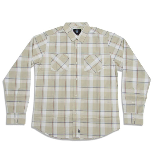 Camisa manga longa Fourstar Clothing Thurston LS - Light Khaki