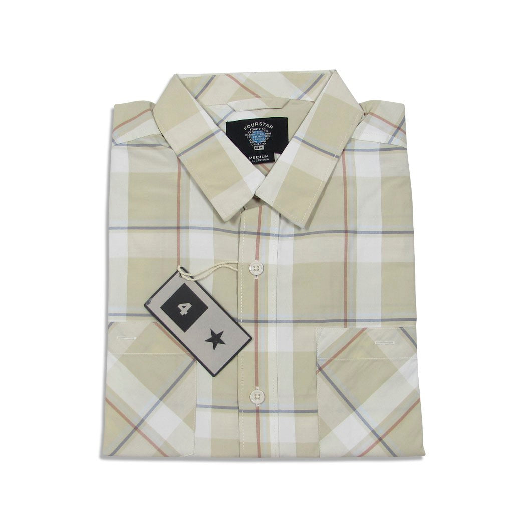 Camisa manga longa Fourstar Clothing Thurston LS - Light Khaki