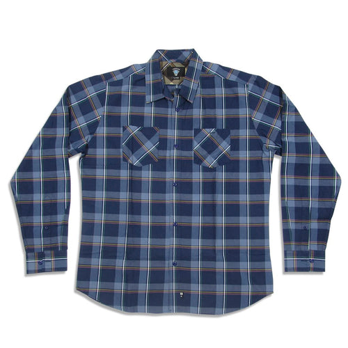 Camisa manga longa Fourstar Clothing Thurston LS - Navy