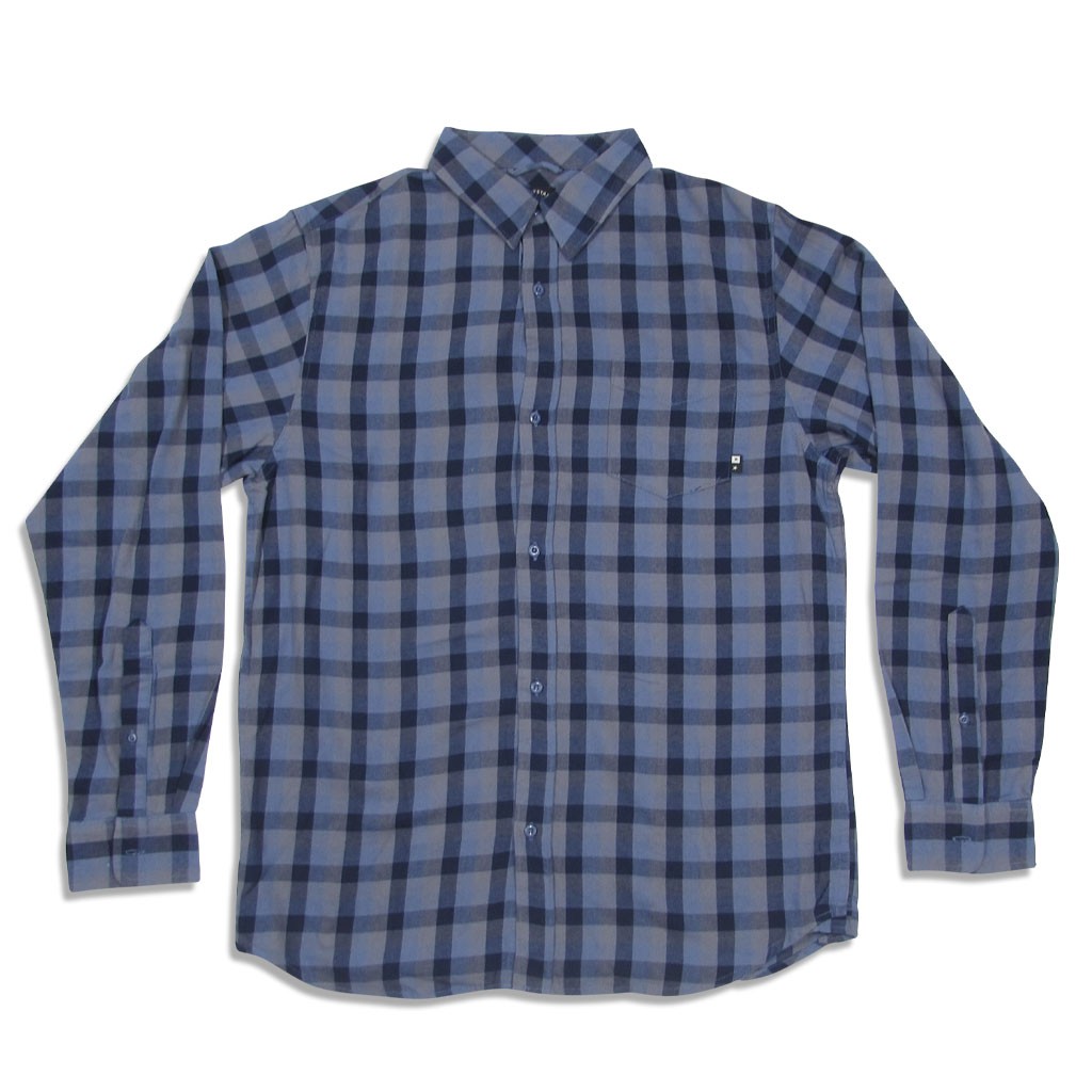 Camisa manga longa Fourstar Clothing Heydt LS - Navy