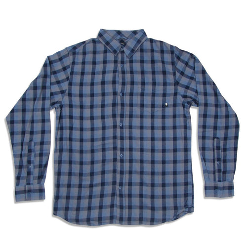 Camisa manga longa Fourstar Clothing Heydt LS - Navy
