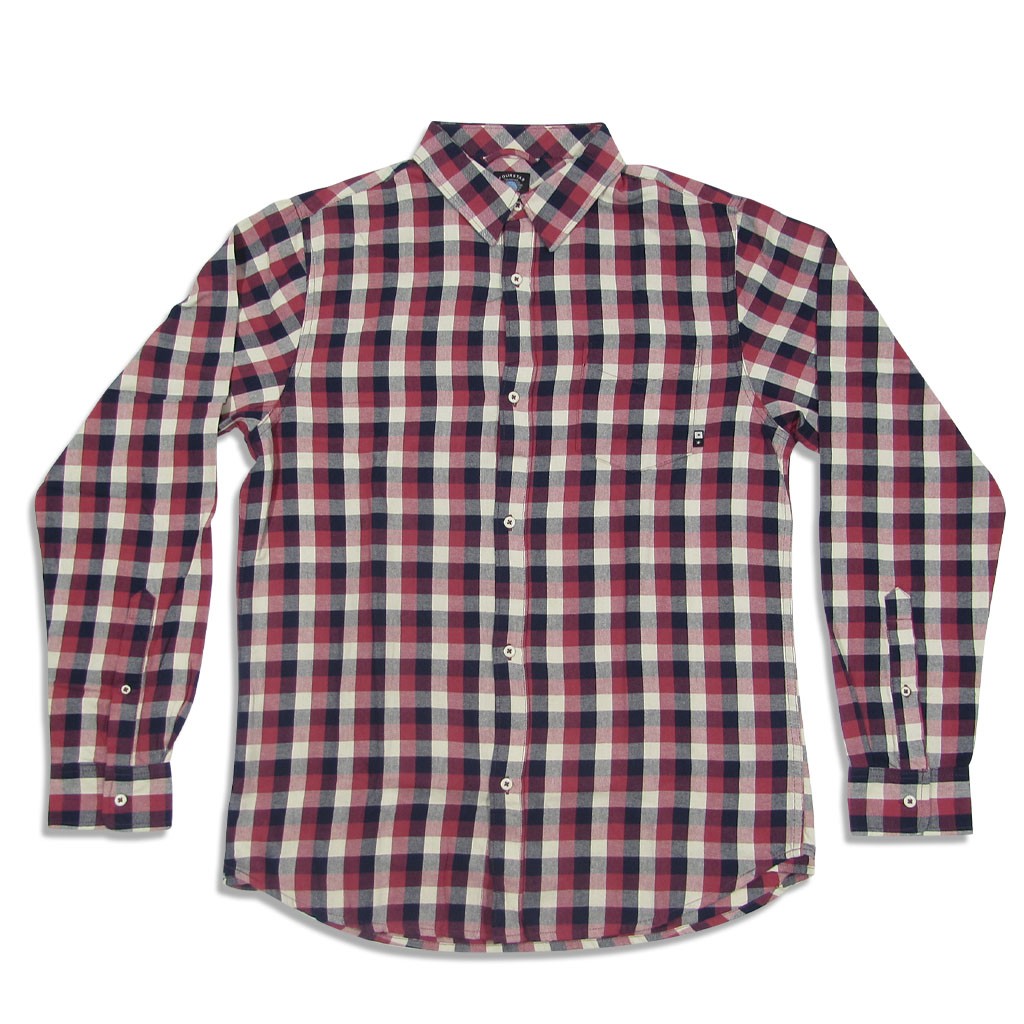 Camisa manga longa Fourstar Clothing Heydt LS - Washed Red
