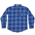 Camisa manga longa Fourstar Clothing Ishod Buffalo LS - Indigo